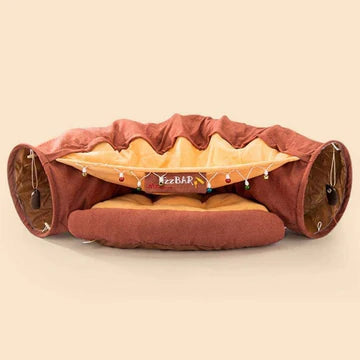 JAZZ BAR CAT TUNNEL WITH REMOVABLE CAT BED