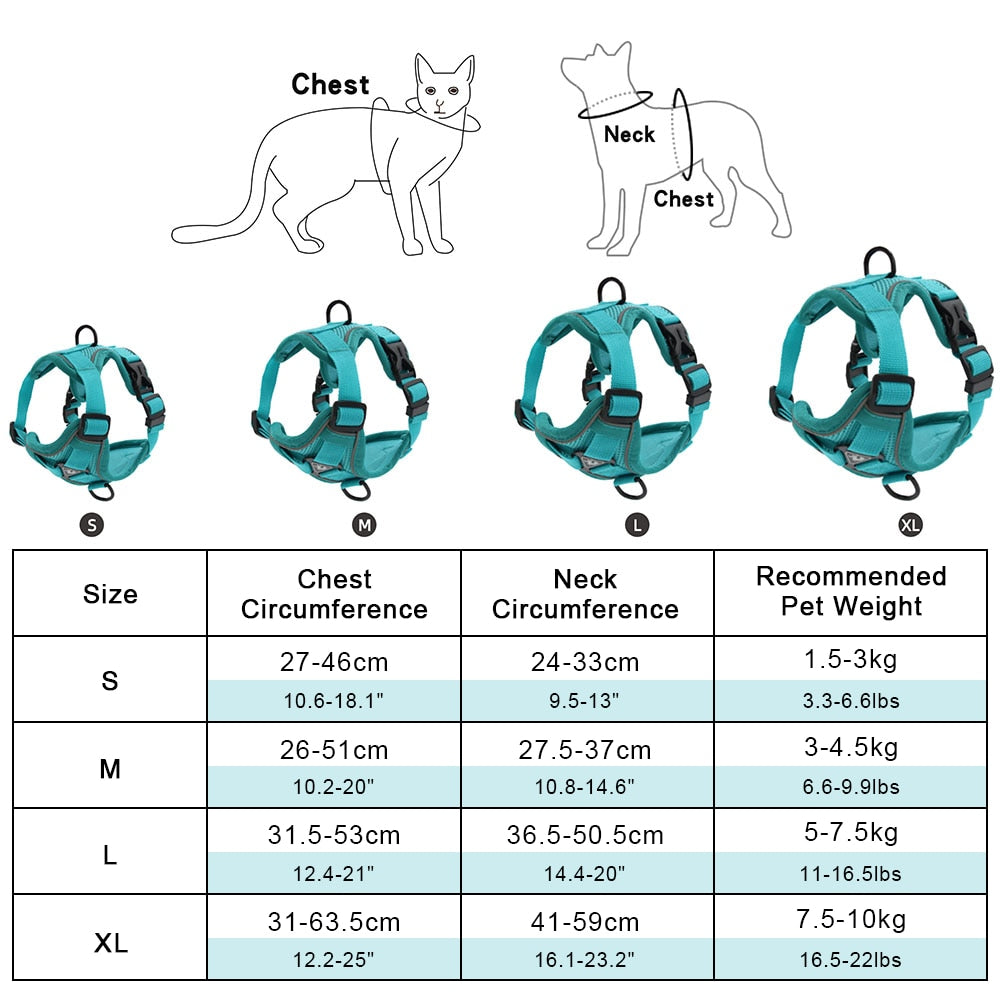 NO PULL HARNESS AND LEASH SET