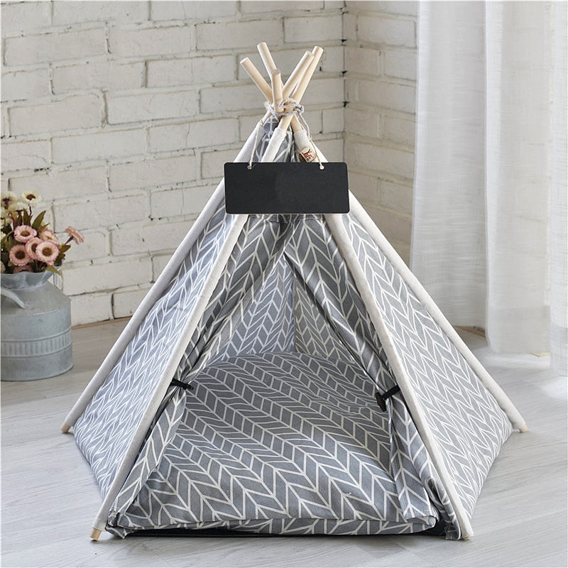 tent beds for dogs DESIGNER PORTABLE PET TEEPEE FOR DOGS & CATS – Posh Pet Supply Co
