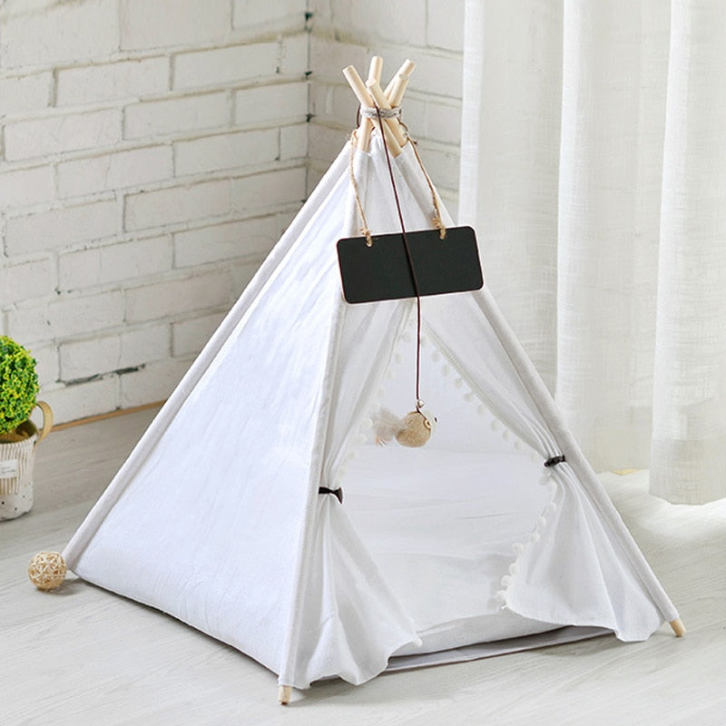 teepee tent for dog DESIGNER PORTABLE PET TEEPEE FOR DOGS & CATS – Posh Pet Supply Co